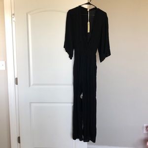 Adult small black jumpsuit